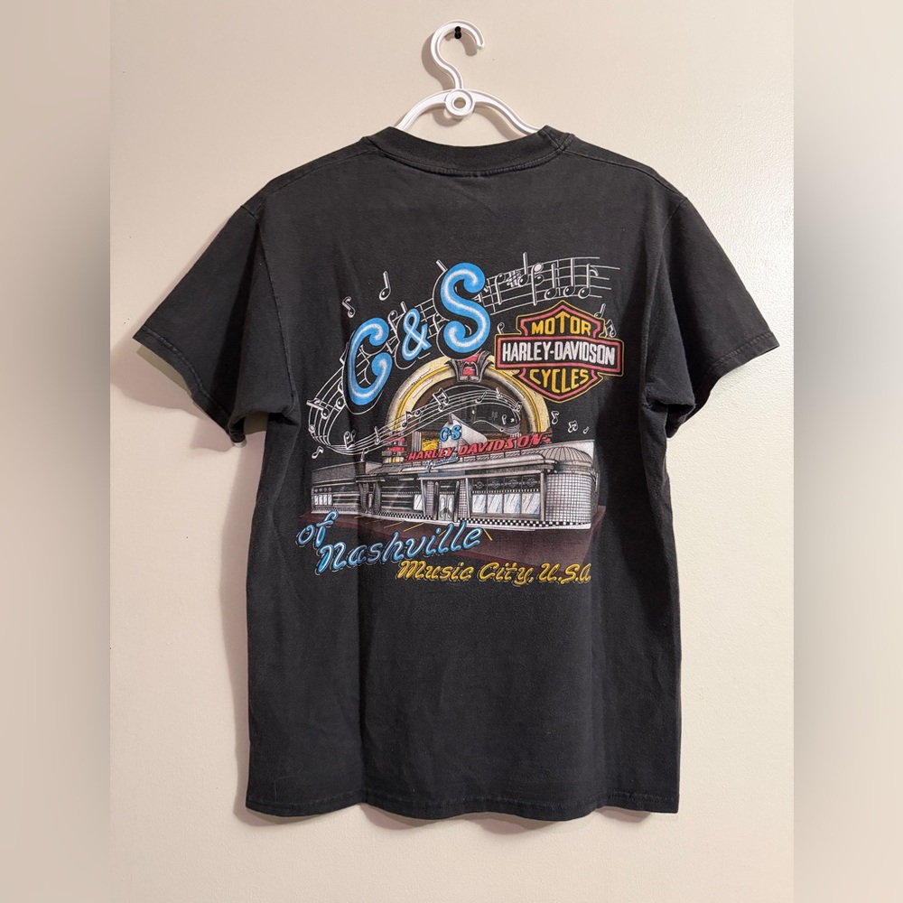Vintage 1998 Harley Davidson C&S Nashville , TN T Shirt